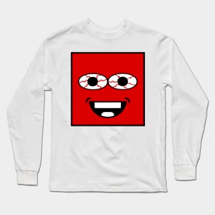 smiley face emoji Long Sleeve T-Shirt